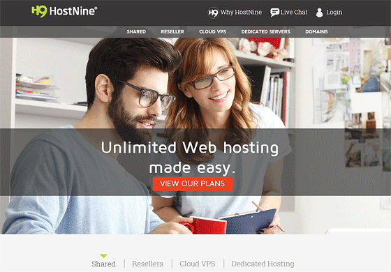 HostNine Webhosting
