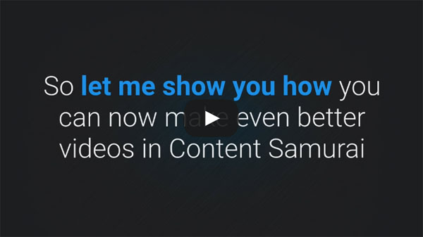 Getting Easy Traffic With Content Samurai