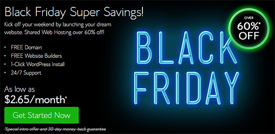 Bluehost Black Friday Deal