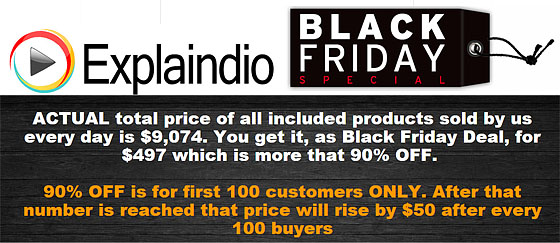 Explaindio Black Friday Sale