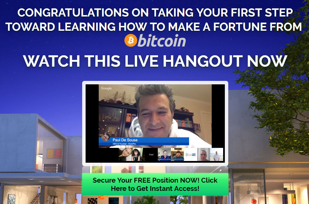Bitcoin Opportunity Live Hangout