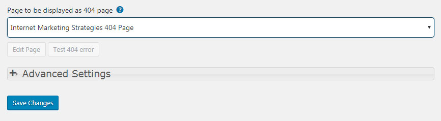 Internet Marketing Strategies 404 Page Selection