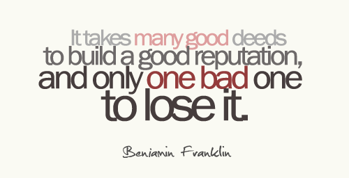 Will You Have a Good or Bad Reputation?