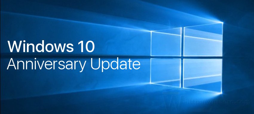 Windows 10 Anniversary Update