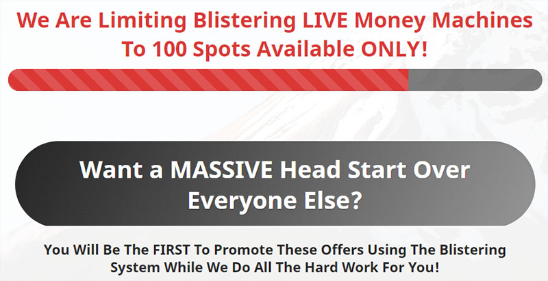 Blistering Money Machines Upsell