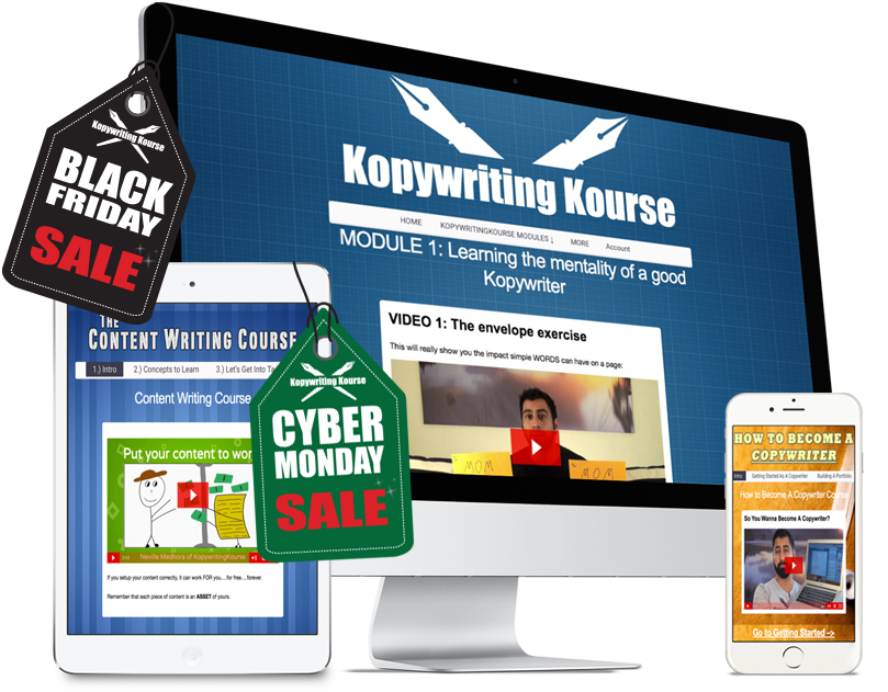 Black Friday Deals - Kopywriting Kourse 25% Discount