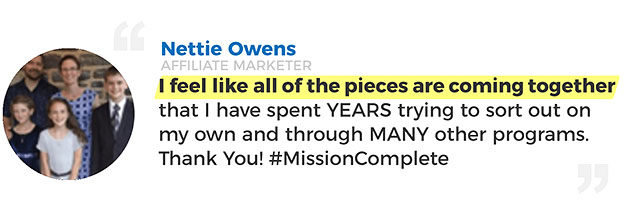 One Funnel Away Testimonial from Nettie Owens