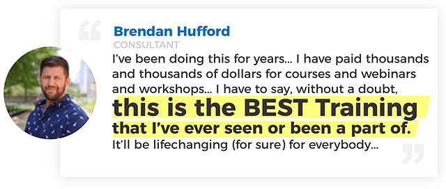 One Funnel Away Testimonials from Brendan Hufford