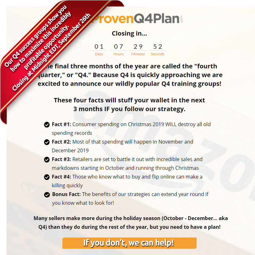 Proven Q4 Plan 2019